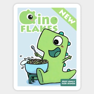 Dino Flakes Sticker